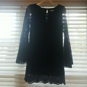 Navy Charlotte Russe lace dress.